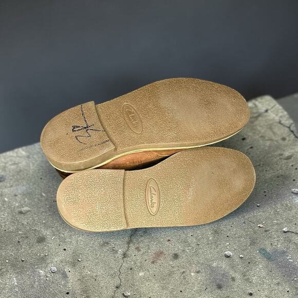 Clarks Originals Desert Boots Crepe Sole Brown Leather Lace Men’s Size 8 main image 4